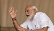 Indian Prime Minister Narendra Modi gestures during a campaign rally ahead of the national elections in Kolkata on April 3, 2019. AFP / Dibyangshu Sarkar