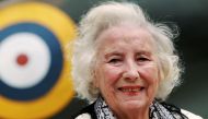 Second World War British Forces Sweetheart Vera Lynn attends the Battle of Britain commemoration outside the Churchill War Rooms in London, Britain August 20, 2010. REUTERS/Luke MacGregor/File Photo