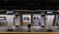 People commute on the subway in the Brooklyn borough on June 22, 2020 in New York City. Stephanie Keith/Getty Images/AFP 