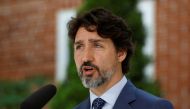 Canada's Prime Minister Justin Trudeau attends a news conference at Rideau Cottage, as efforts continue to help slow the spread of coronavirus disease (COVID-19), in Ottawa, Ontario, Canada June 22, 2020. REUTERS/Blair Gable