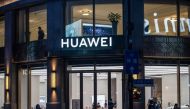 This photo taken on June 23, 2020 shows a Huawei global flagship store ahead of its opening in Shanghai. / AFP / STR
