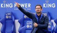 Chelsea's English head coach Frank Lampard gestures on the touchline during the English FA Cup quarter-final football match between Leicester City and Chelsea at King Power Stadium in Leicester, central England on June 28, 2020.   AFP  / Tim Keeton