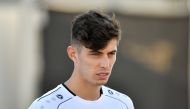 August 5, 2020 Bayer Leverkusen's Kai Havertz during training, as play resumes behind closed doors following the outbreak of the coronavirus disease (COVID-19) Martin Meissner/Pool via REUTERS/File Photo