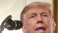 U.S. President Donald Trump delivers remarks on judicial appointments during a brief appearance in the Diplomatic Room at the White House in Washington, U.S., September 9, 2020. REUTERS/Jonathan Ernst
