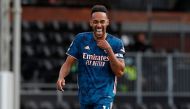 Arsenal's Gabonese striker Pierre-Emerick Aubameyang. AFP 