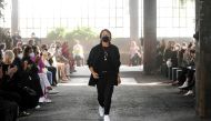 Valentino creative director Pierpaolo Piccioli is seen during a presentation of creations from the Valentino Spring/Summer 2021 women's and men's collection in Milan, Italy, September 27, 2020. Valentino/Handout via REUTERS 