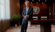 FILE PHOTO: United Nations Secretary-General Antonio Guterres poses for a photograph during an interview with Reuters at U.N. headquarters in New York City, New York, U.S., September 14, 2020. Picture taken September 14, 2020. REUTERS/Mike Segar/File Phot