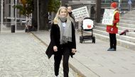 16-year-old Aava Murto took over the job of Finnish Prime Minister Sanna Marin for one day in Helsinki, Finland, on October 7, 2020 for the 