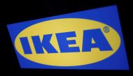 The logo of the Swedish furniture retailer IKEA in Mexico City, Mexico May 22, 2019. REUTERS/Edgard Garrido/File Photo