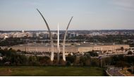 The Pentagon building is seen in Arlington, Virginia, U.S. October 9, 2020. REUTERS/Carlos Barria
