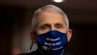 FILE PHOTO: Anthony Fauci, MD, Director, National Institute of Allergy and Infectious Diseases, National Institutes of Health, looks on before testifying at a U.S. Senate Senate Health, Education, Labor, and Pensions Committee Hearing to examine COVID-19,