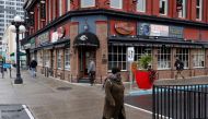 The Fish Market Restaurant in the ByWard Market is seen closed as a result of measures taken to slow the spread of the coronavirus disease (COVID-19) in Ottawa, Ontario, Canada October 19, 2020. REUTERS/Blair Gable
