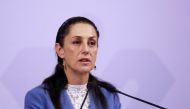 FILE PHOTO: Mexico City Mayor Claudia Sheinbaum holds a news conference about the murder of seven-year-old Fatima Cecilia Aldrighett, in Mexico City, Mexico February 20, 2020. REUTERS/Henry Romero/File Photo
