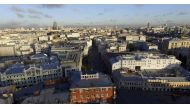 FILE PHOTO: An aerial view shows the skyline of the capital Moscow in Russia, October 29, 2015. REUTERS/Andrey Kuzmin/File Photo