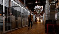 Eateries in the ByWard Market Square building are seen closed as a result of measures taken to slow the spread of the coronavirus disease (COVID-19) in Ottawa, Ontario, Canada October 19, 2020. REUTERS/Blair Gable/File Photo