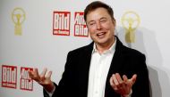 FILE PHOTO: Tesla CEO Elon Musk arrives on the red carpet for the automobile awards 