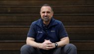 FILE PHOTO: George Yancopoulos, Regeneron Pharmaceuticals Co-Founder, President and Chief Scientific Officer, poses for a photograph on the company's Westchester campus in Tarrytown, New York, U.S. September 17, 2020. Picture taken September 17, 2020. REU