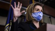 Speaker of the House Nancy Pelosi (D-CA) speaks during her weekly press conference at the U.S. Capitol on November 13, 2020 in Washington, DC. Samuel Corum//AFP 
