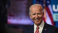 In this file photo taken on November 16, 2020, US President-elect Joe Biden answers questions from the press in Wilmington, Delaware. Biden turned 78 on November 20, 2020, exactly two months before he is to succeed Donald Trump in the White House. The for