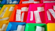 FILE PHOTO: Syringes are prepared for the Pfizer-BioNTech coronavirus disease (COVID-19) vaccine at a nursing home in Bad Windsheim, Germany December 27, 2020. Picture taken December 27, 2020. REUTERS/Hannibal Hanschke/File Photo
