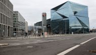 General view of empty streets in a business district near the central train station Hauptbahnhof, amid the coronavirus disease (COVID-19) pandemic, during lockdown in Berlin, Germany, January 20, 2021. REUTERS/Fabrizio Bensch
