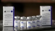 FILE PHOTO: Empty vials of the Sputnik V (Gam-COVID-Vac) vaccine are pictured at the San Martin hospital, in La Plata, on the outskirts of Buenos Aires, Argentina January 18, 2021. REUTERS/Agustin Marcarian/File Photo
