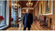 Mexico's President Andres Manuel Lopez Obrador smiles as he broadcasts a message saying he passed the critical phase of infection of the coronavirus disease (COVID-19), at the National Palace in Mexico City, Mexico January 29, 2021. Mexico's Presidency/Ha