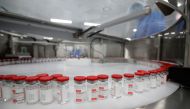 FILE PHOTO: A view shows vials during the production of Gam-COVID-Vac, also known as Sputnik-V, vaccine against the coronavirus disease (COVID-19) at a facility of BIOCAD biotechnology company in Saint Petersburg, Russia December 4, 2020. REUTERS/Anton Va