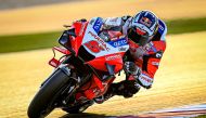 Johann Zarco of Pramac Racing riding his Ducati bike on Sunday. 