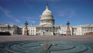General view of the U.S. Capitol as the House of Representatives takes up debate of U.S. President Joe Biden's $1.9 trillion COVID-19 relief plan in Washington, U.S., March 8, 2021. REUTERS/Joshua Roberts

