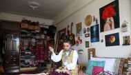 Maryam Yousufi, 25, sews a traditional Afghan design clothing at her home in Kabul, Afghanistan March 8, 2021. Reuters/Omar Sobhani