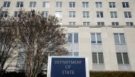 FILE PHOTO: FILE PHOTO: The State Department Building is pictured in Washington, U.S., January 26, 2017. REUTERS/Joshua Roberts/File Photo/File Photo
