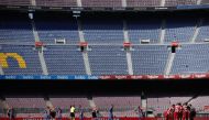May 8, 2021 General view before the match REUTERS/Albert Gea