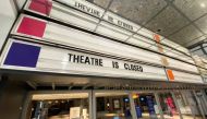 A movie theatre owned by Famous Players, a subsidiary of Cineplex Entertainment, remains closed due to coronavirus disease (COVID-19) restrictions in Toronto, Ontario, Canada April 6, 2021. Picture taken April 6, 2021. REUTERS/Chris Helgren
