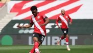 Southampton's Nathan Tella scores their second goal (REUTERS/Peter Cziborra)