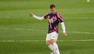 April 27, 2021 Real Madrid's Toni Kroos during the warm up before the match REUTERS/Susana Vera/File Photo