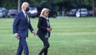 US President Joe Biden and first lady Jill Biden arrive at the White House in Washington, U.S., June 4, 2021. Reuters/Evelyn Hockstein