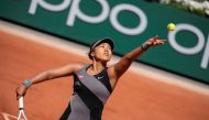 FILE PHOTO: FOTO DE ARCHIVO. La tenista Naomi Osaka juega contra la rumana Patricia Maria ?ig en Roland Garros, en París, Francia. 30 de mayo de 2021. Susan Mullane/USA TODAY Sports/File Photo
