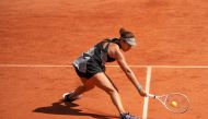 FILE PHOTO: May 30, 2021; Paris, France; Naomi Osaka (JPN) in action during her match against Patricia Maria Tig (ROU) at Roland Garros Stadium. Mandatory Credit: Susan Mullane-USA TODAY Sports/File Photo
