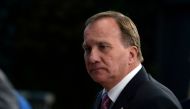 Swedish Prime Minister Stefan Lofven leaves a meeting at the EU summit, in Brussels, Belgium, July 21, 2020. Reuters/Johanna Geron/Pool/File Photo