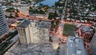 :A building that partially collapsed is seen in Miami Beach, Florida, U.S., June 24, 2021. Miami-Dade Fire Rescue/Handout via REUTERS