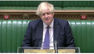 Britain's Prime Minister Boris Johnson listens during the weekly question time debate in Parliament, in London, Britain June 30, 2021, in this screen grab taken from a video. UK Parliament/Reuters TV via REUTERS