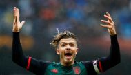 October 26, 2019 Aston Villa's Jack Grealish reacts Action Images via Reuters/Jason Cairnduff/File Photo