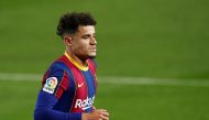 December 13, 2020 FC Barcelona's Philippe Coutinho during the match REUTERS/Albert Gea/File Photo
