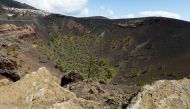 A general view of the crater of the San Antonio Volcano on the Canary Island of La Palma, Spain, September 17, 2021. REUTERS/Borja Suarez