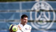 August 28, 2021 Paris St Germain's Lionel Messi during training REUTERS/Sarah Meyssonnier