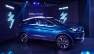 File photo: Tata Motors' electric sport-utility vehicle (SUV) Nexon EV is displayed during its launch in Mumbai, India, January 28, 2020. Reuters/Hemanshi Kamani/File Photo