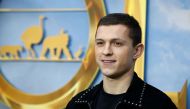 Cast member Tom Holland poses at a special screening of 