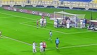Screenshot from the match