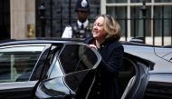 FILE PHOTO: Britain's Secretary of State for International Trade Anne-Marie Trevelyan arrives in Downing Street in London, Britain, November 11, 2021. REUTERS/Henry Nicholls/File Photo
